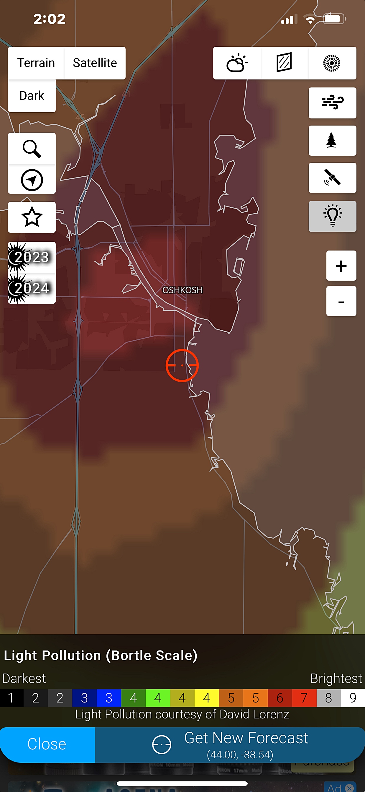 The author lives under a Bortle 5 sky.